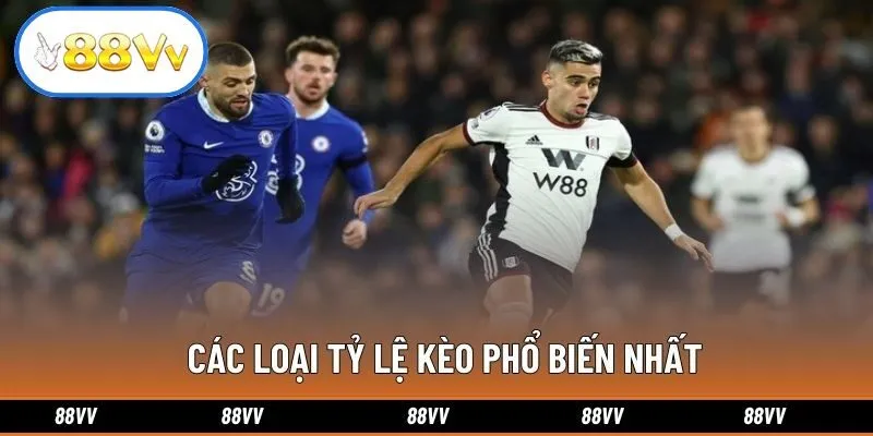 Các loại tỷ lệ kèo phổ biến nhất